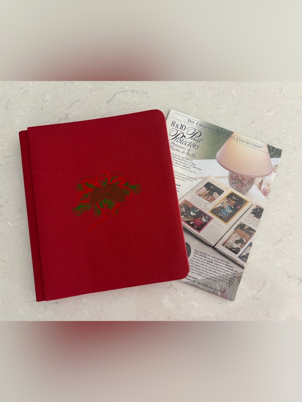 Creative Memories 1997 Limited Edition 8X10 Christmas Album with page protectors